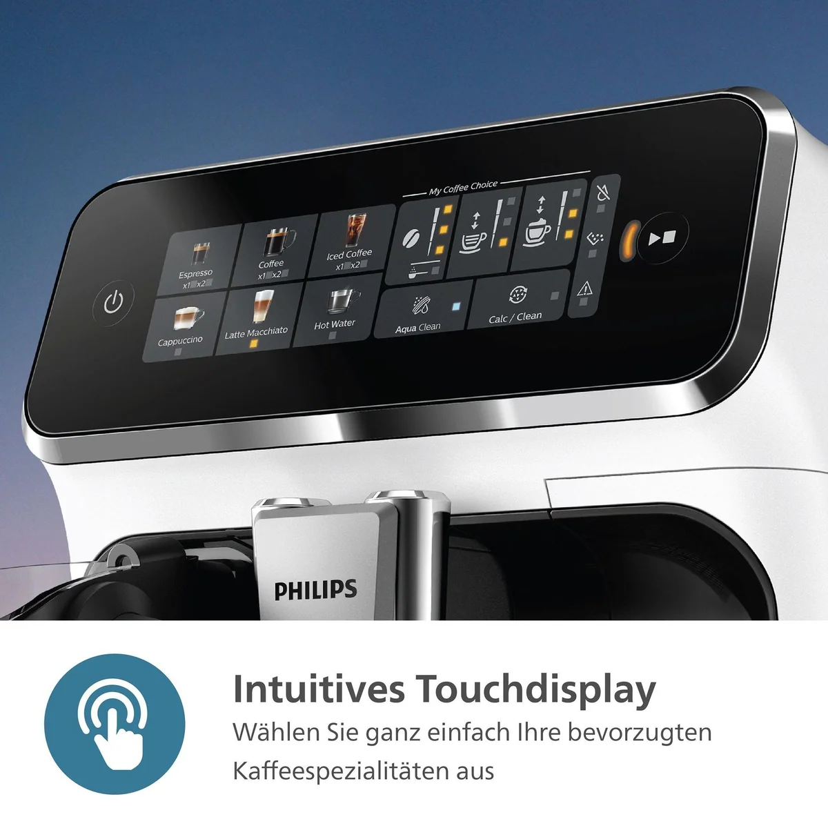 Philips Kaffeevollautomat EP3343/50, 6 Getränkevarianten, LatteGo-Milchsystem — SilentBrew Technologie 4
