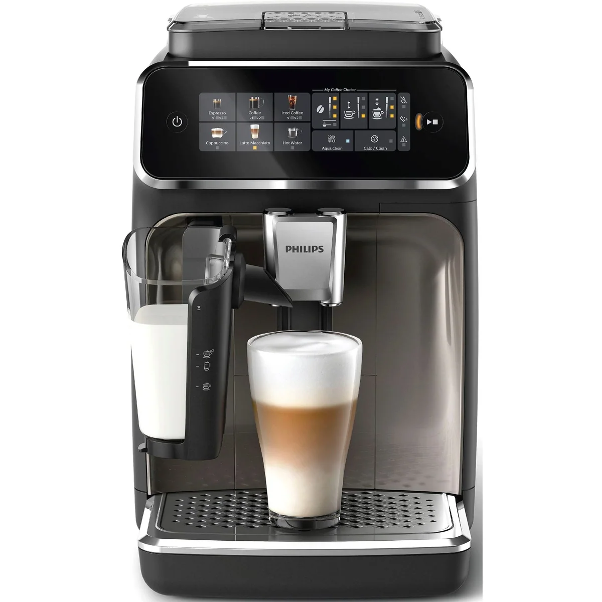 Philips Kaffeevollautomat EP3347/90, 6 Getränkevariationen, LatteGo-Milchsystem, SilentBrew Technologie 2