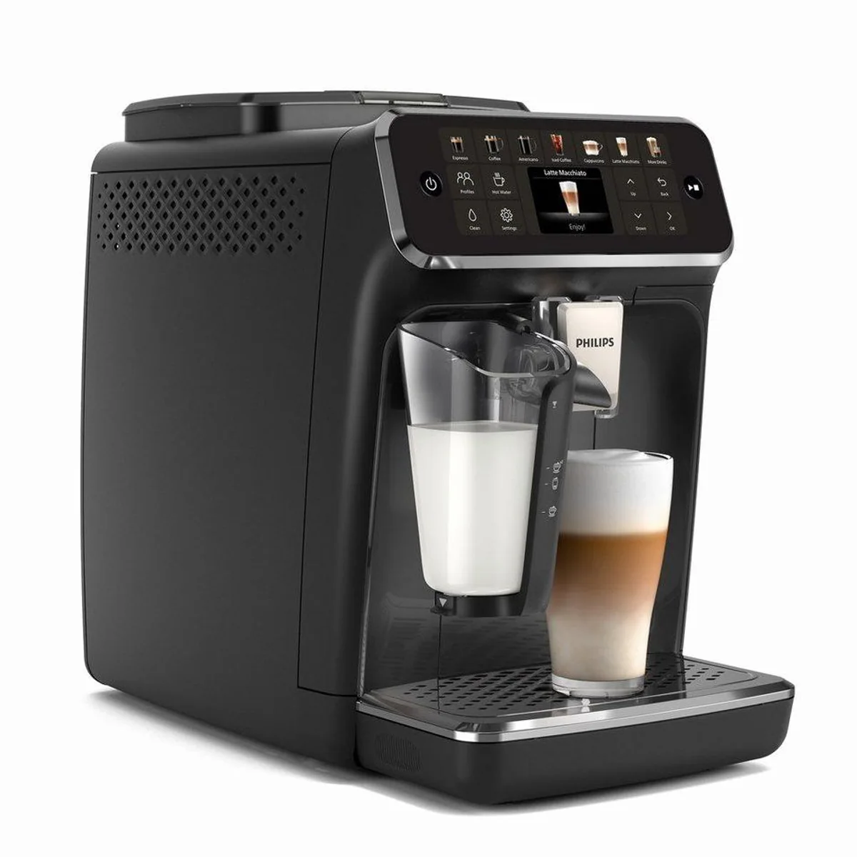 Philips EP4441/50 4400 Series, 12 Kaffeespezialitäten, LatteGo-Milchsystem, SilentBrew Technologie