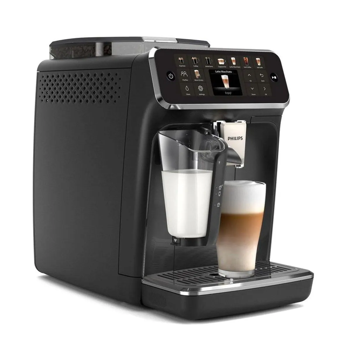 Philips Kaffeevollautomat EP5541/50, OneTouch-Funktion, TFT-Farbdisplay 3
