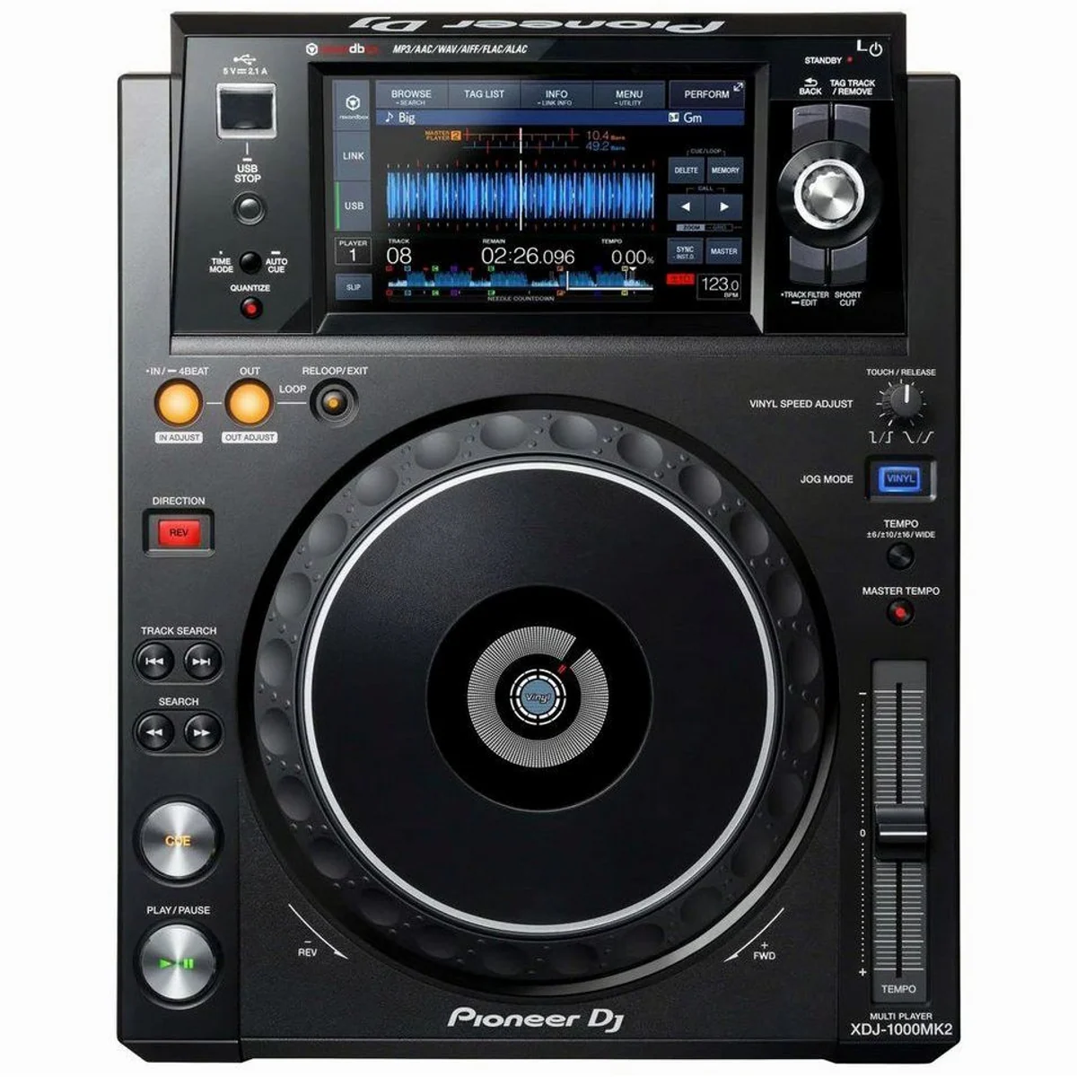 Pioneer XDJ-1000 MK2 DJ-Controller, erstklassiges Touchdisplay, nahtlose Software-Integration 2