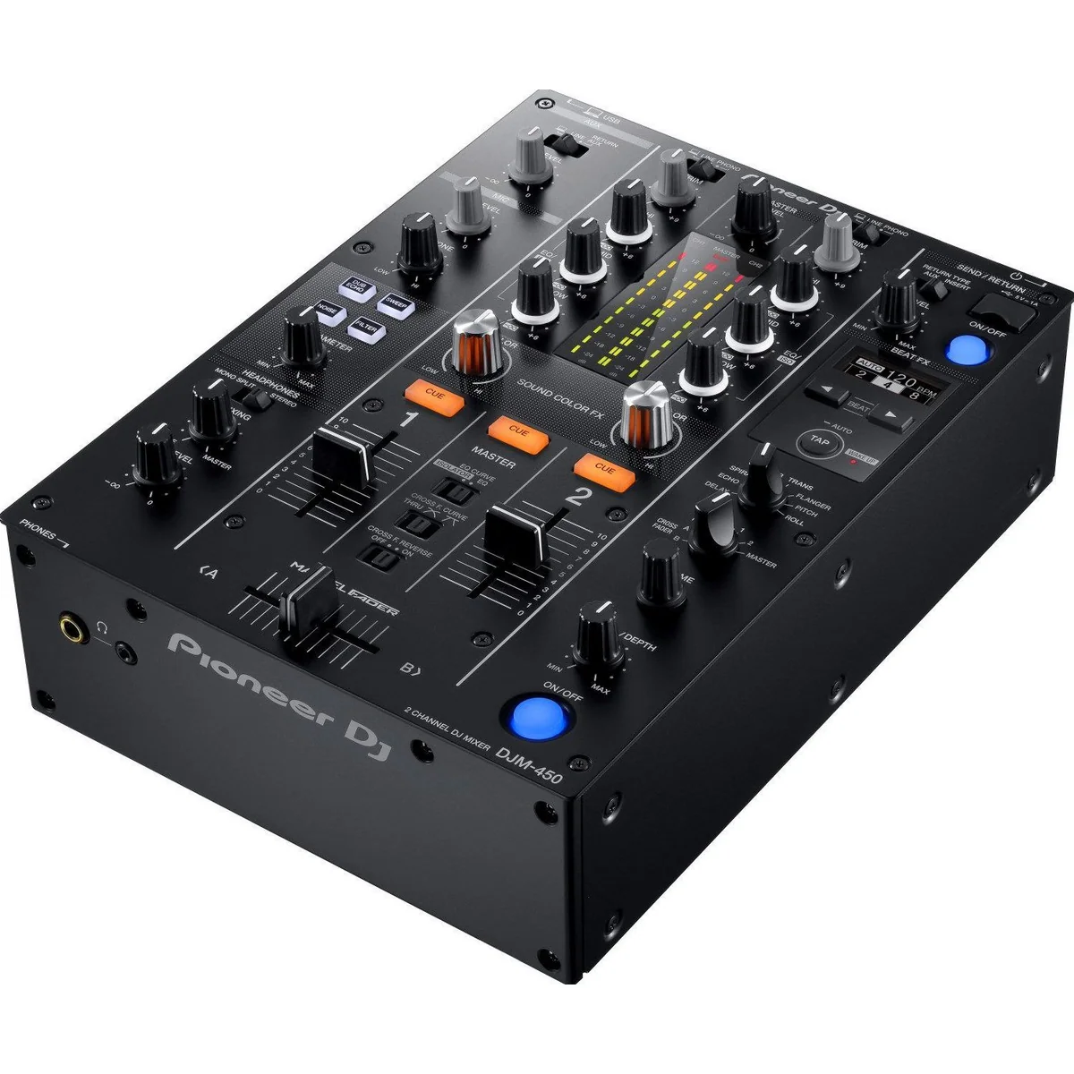 Pioneer DJ DJM-450 Mischpult, 2-Kanal-Design, hochpräziser Magvel-Crossfader
