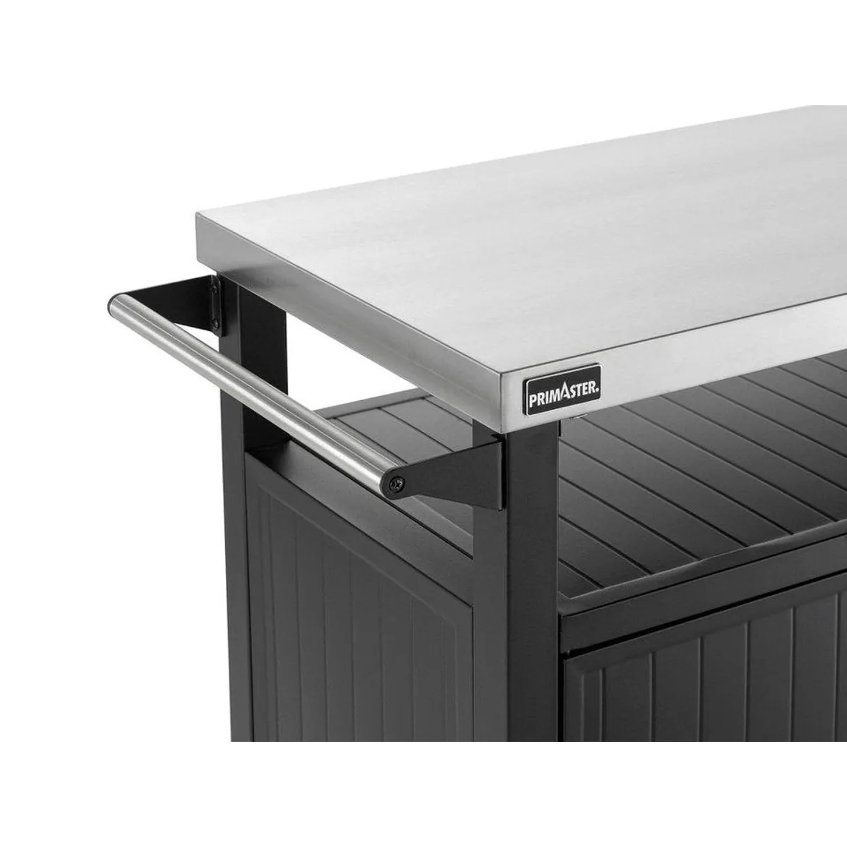 Primaster Grillwagen Napa XXL, großzügige Arbeitsfläche, robustes Edelstahl-Design, viel Stauraum 3