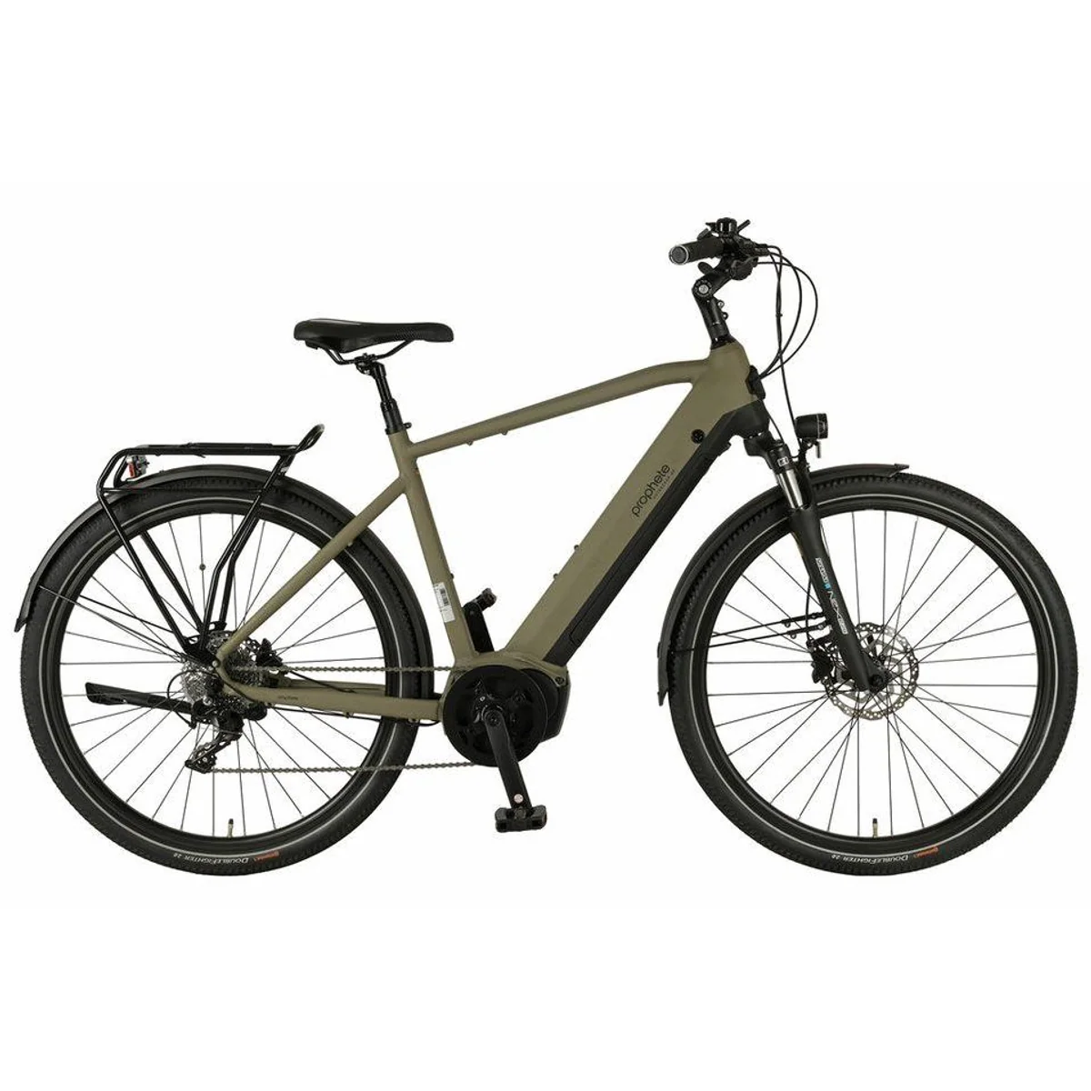 Prophete Entdecker 4.0 E-Bike Trekkingrad, leistungsstarker Mittelmotor, 10-Gang Schaltung, integrierter Akku
