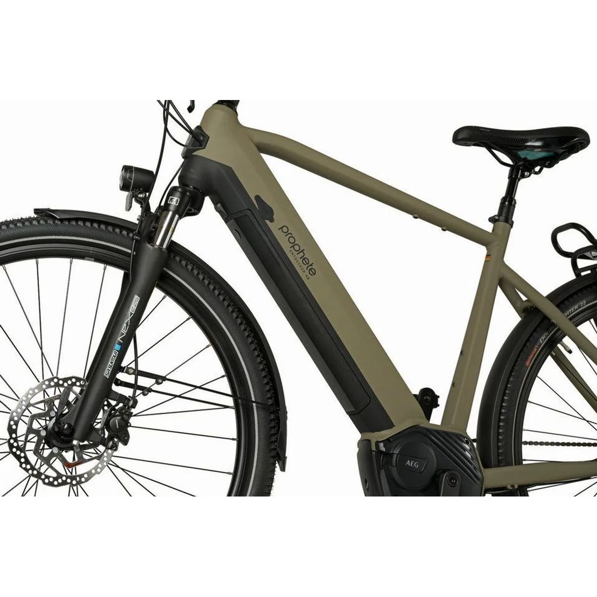 Prophete Entdecker 4.0 E-Bike Trekkingrad, leistungsstarker Mittelmotor, 10-Gang Schaltung, integrierter Akku 3
