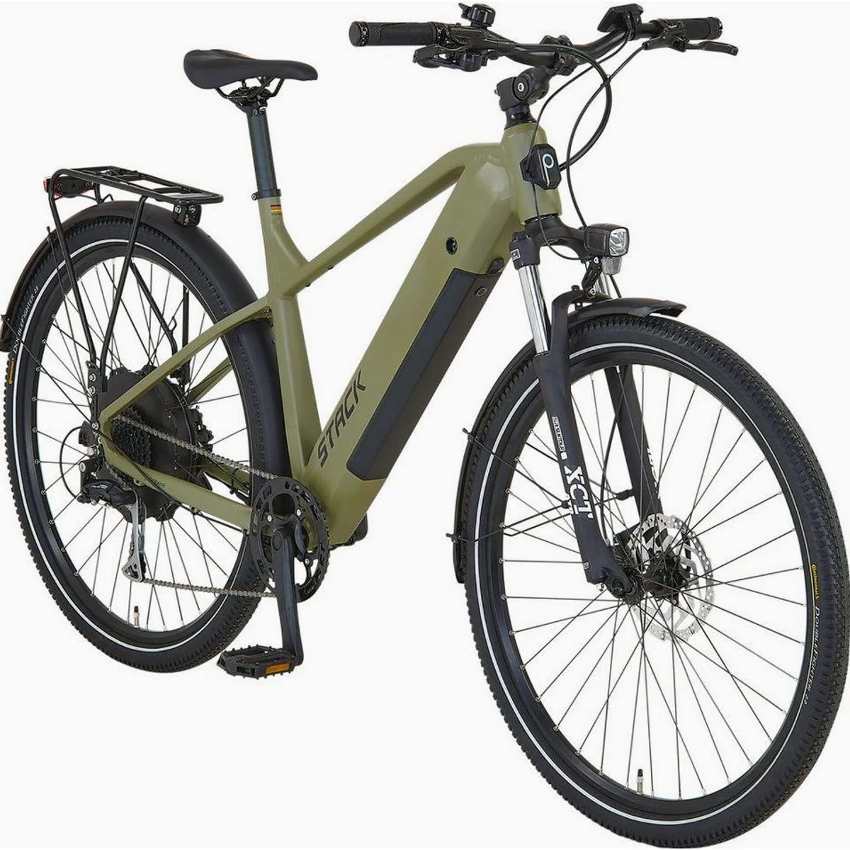Prophete Stack 2.0 E-Bike, 250 W Heckmotor, 9-Gang Shimano Alivio, 480 Wh Akku 2