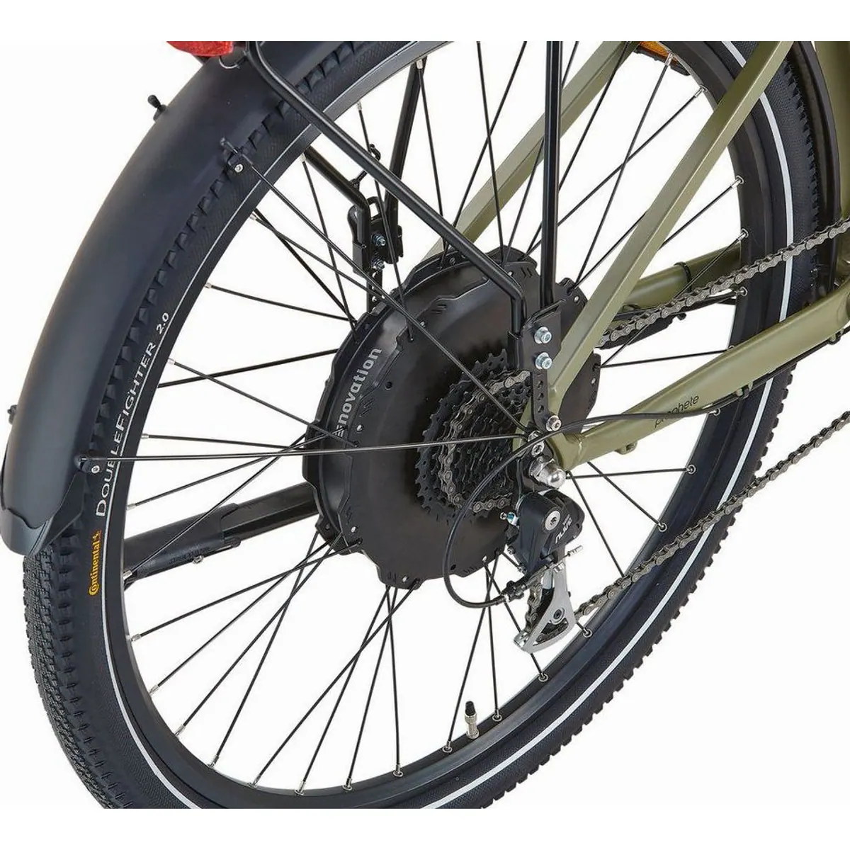Prophete Stack 2.0 E-Bike, 250 W Heckmotor, 9-Gang Shimano Alivio, 480 Wh Akku 5