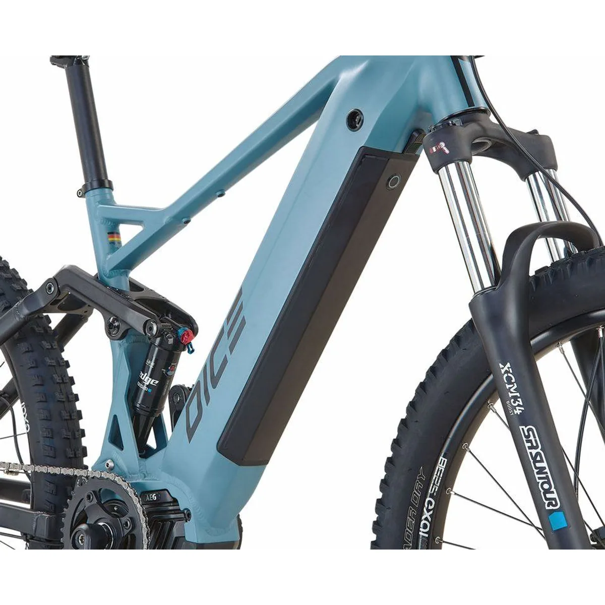 Prophete Dice 4.0 E-Mountainbike, leistungsstarker Mittelmotor, 10-Gang Shimano Cues Schaltung 4
