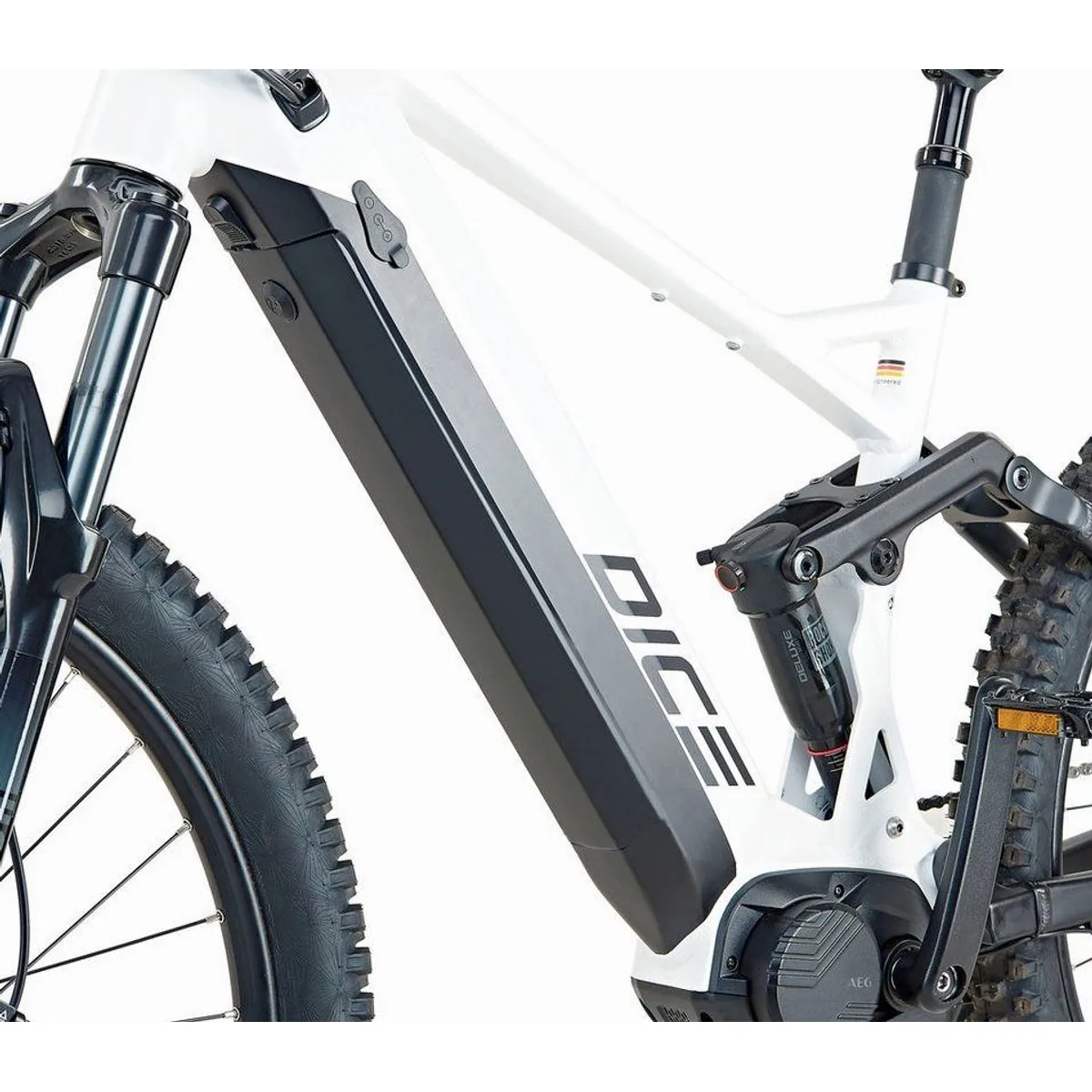 Prophete Dice 5.0 E-Bike, 12-Gang Shimano Deore, leistungsstarker 720 Wh Akku — für anspruchsvolle Mountainbike-Touren 4