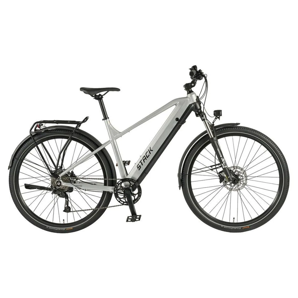 Prophete Stack 1.8 E-Bike Trekkingrad, 250 W Heckmotor, Shimano 8-Gang, 360 Wh Akku