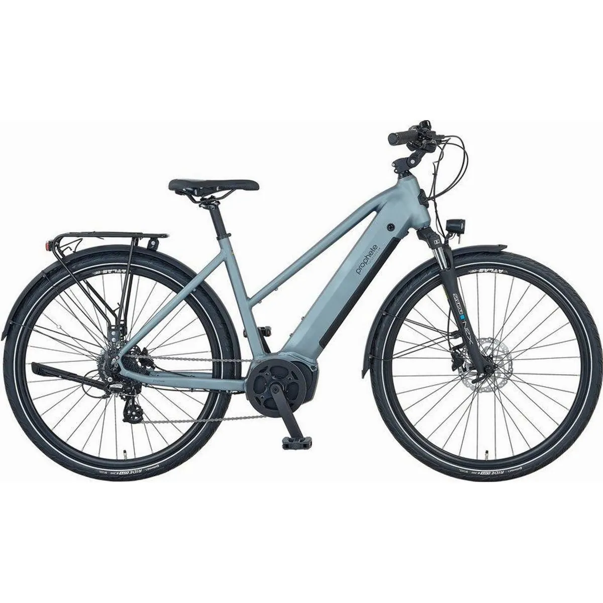 Prophete Entdecker 3.8 E-Bike, leistungsstarker Mittelmotor, 540 Wh Akku, 8-Gang Shimano Schaltung