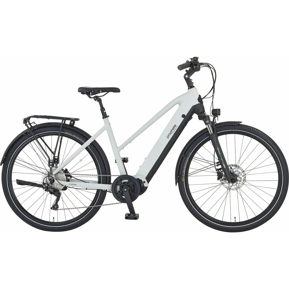 Prophete Entdecker 5.0 E-Bike, 250 W Mittelmotor, 800 Wh Akku, 10-Gang Shimano Deore