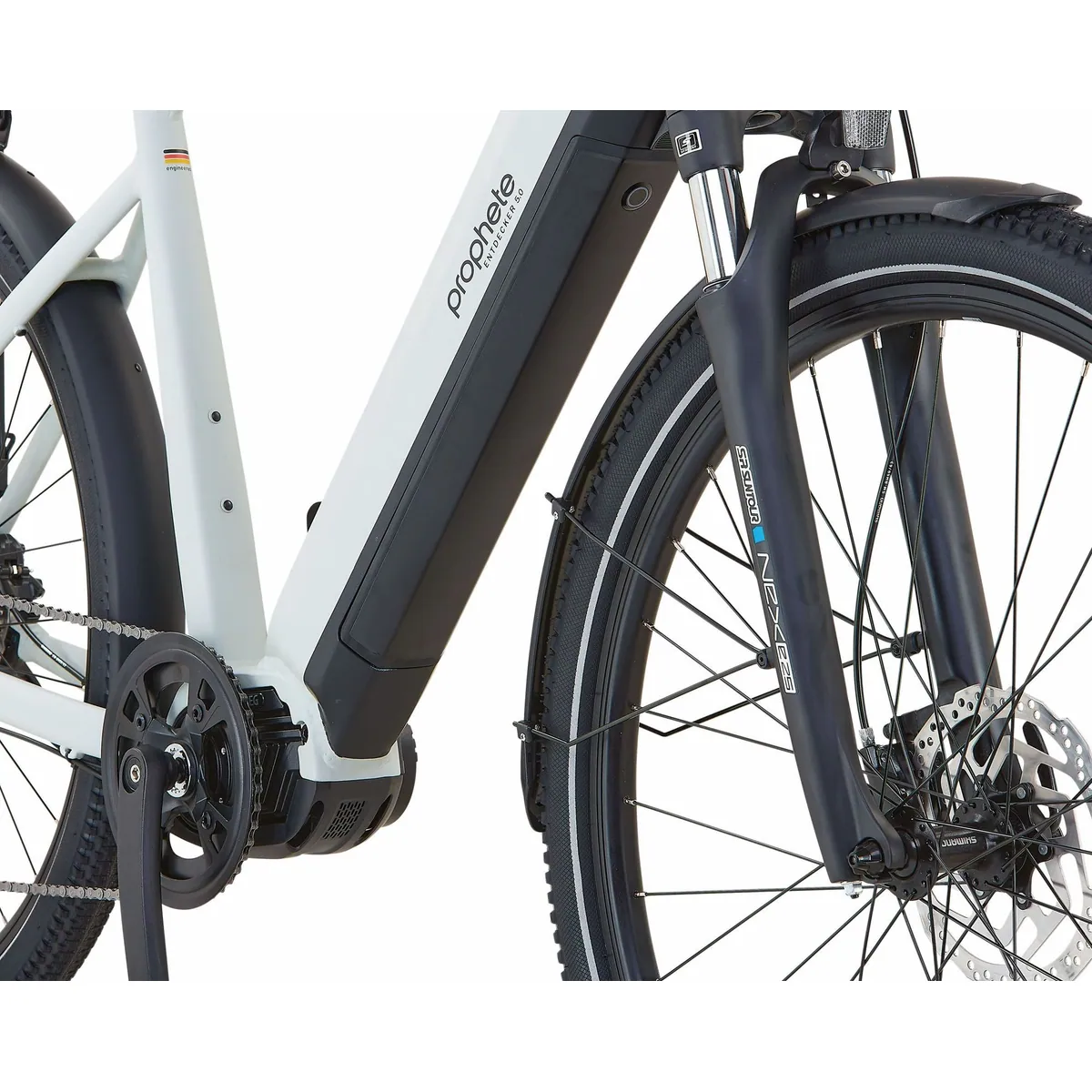 Prophete Entdecker 5.0 E-Bike, 250 W Mittelmotor, 800 Wh Akku, 10-Gang Shimano Deore 5