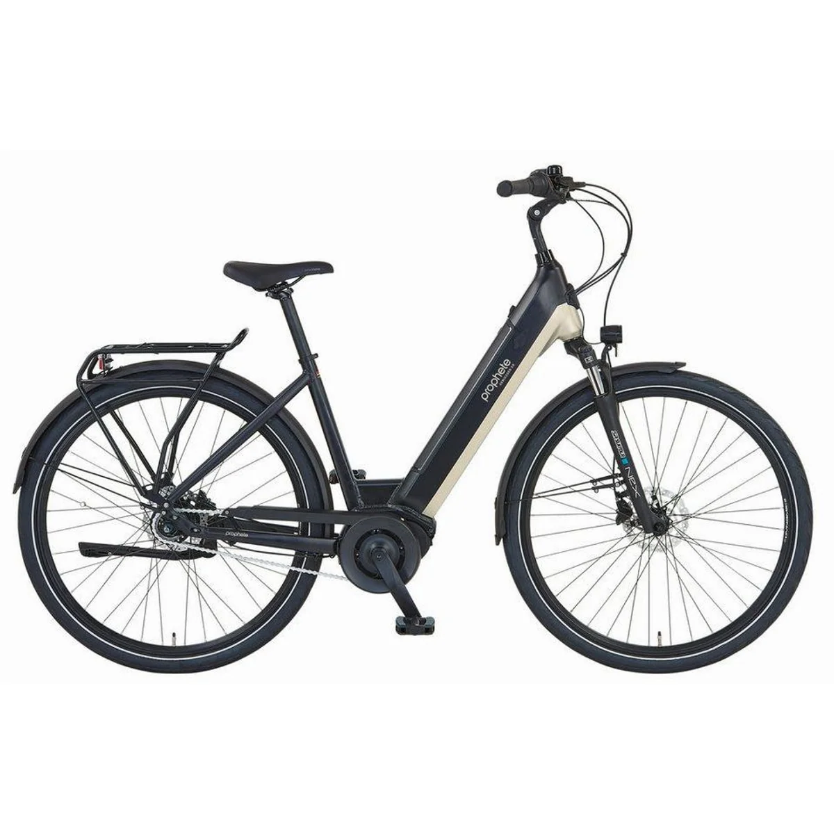 Prophete Urbanicer 3.8 E-Bike, 7-Gang Nabenschaltung, kraftvoller Mittelmotor — bis zu 110 km Reichweite