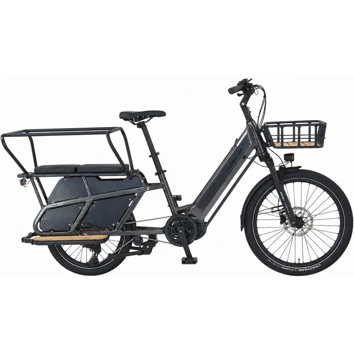 Prophete Urbanicer 4.0 E-Bike Lastenrad, 720 Wh, 9-Gang Shimano, bis 80 kg Zuladung