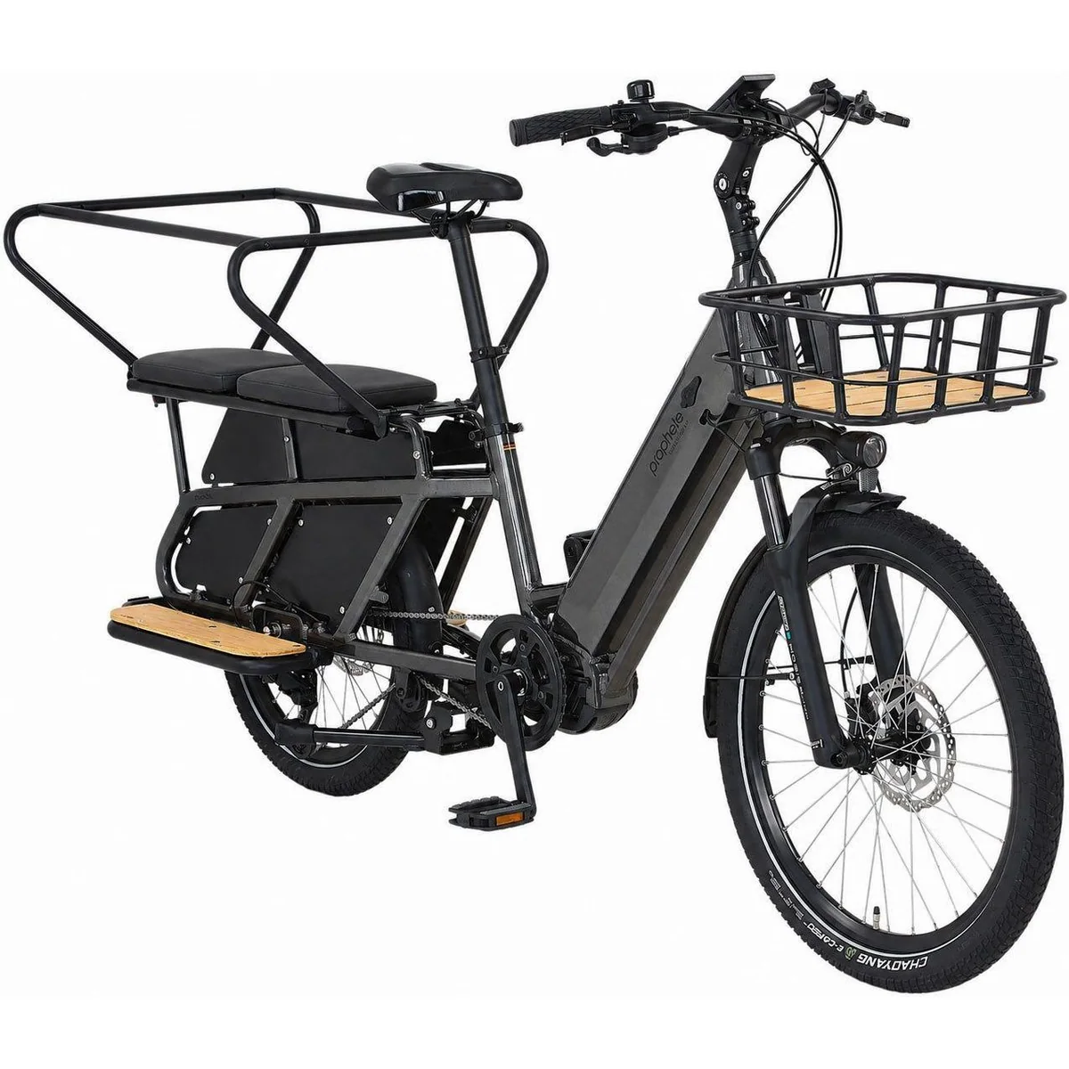Prophete Urbanicer 4.0 E-Bike Lastenrad, 720 Wh, 9-Gang Shimano, bis 80 kg Zuladung 2