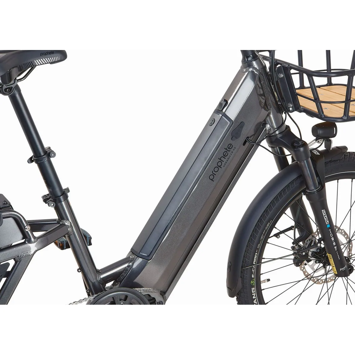 Prophete Urbanicer 4.0 E-Bike Lastenrad, 720 Wh, 9-Gang Shimano, bis 80 kg Zuladung 4