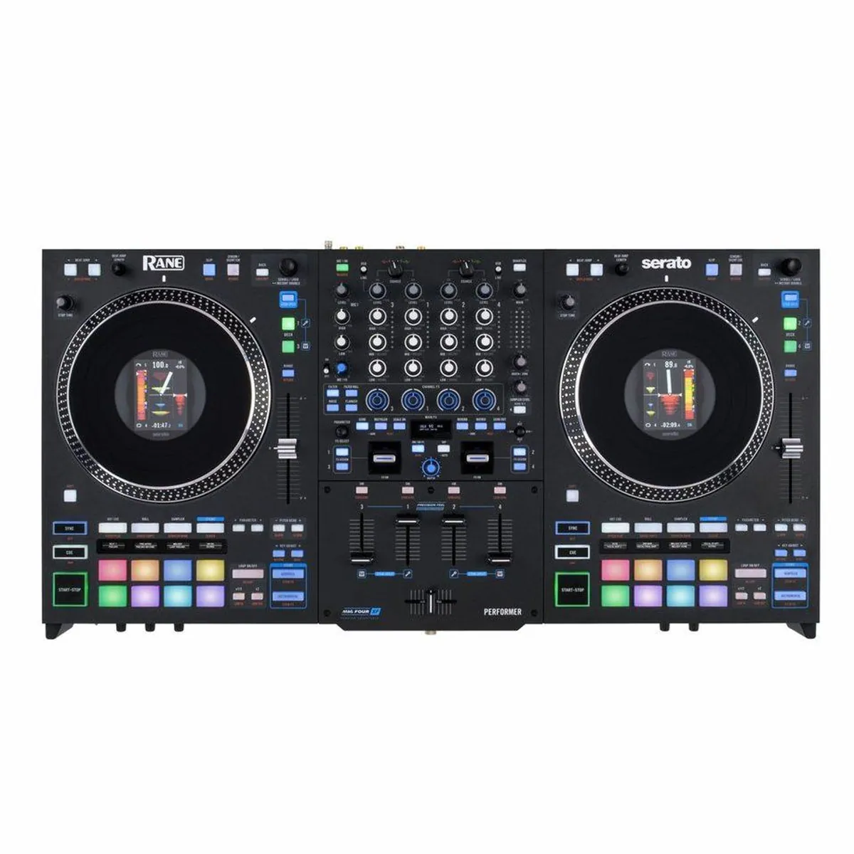 Rane PERFORMER DJ Controller, motorisierte Platter, erweiterte Stems-Steuerung 2
