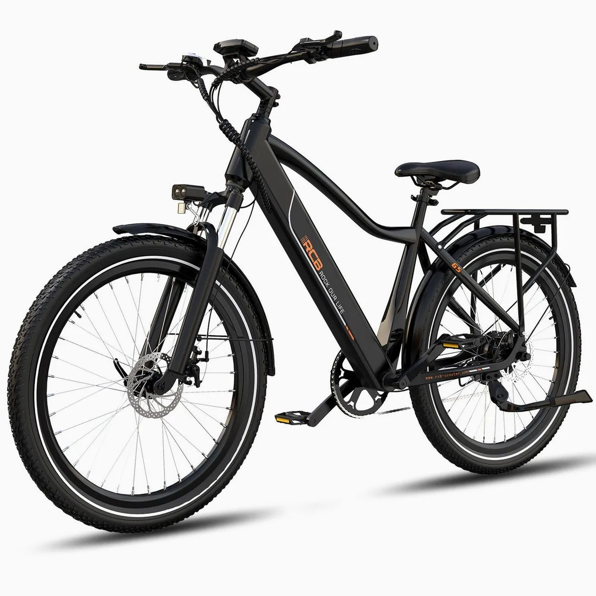 RCB E-Bike Pedelec G5, 27,5 Zoll Herren Elektrofahrrad, 80-120 km Reichweite