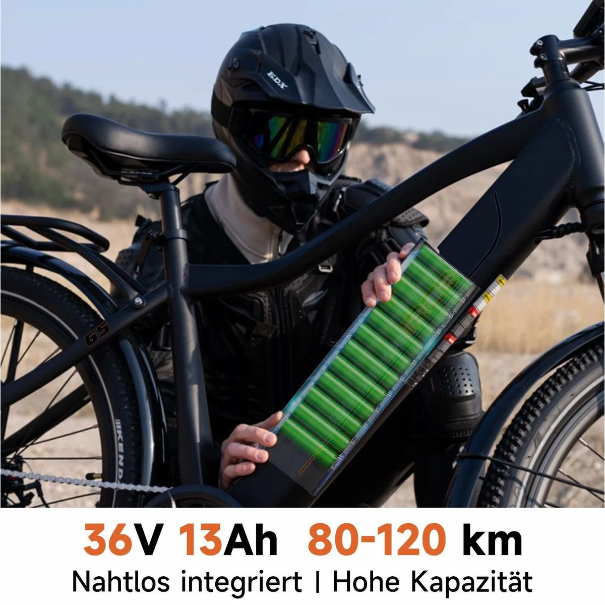 RCB E-Bike Pedelec G5, 27,5 Zoll Herren Elektrofahrrad, 80-120 km Reichweite 2