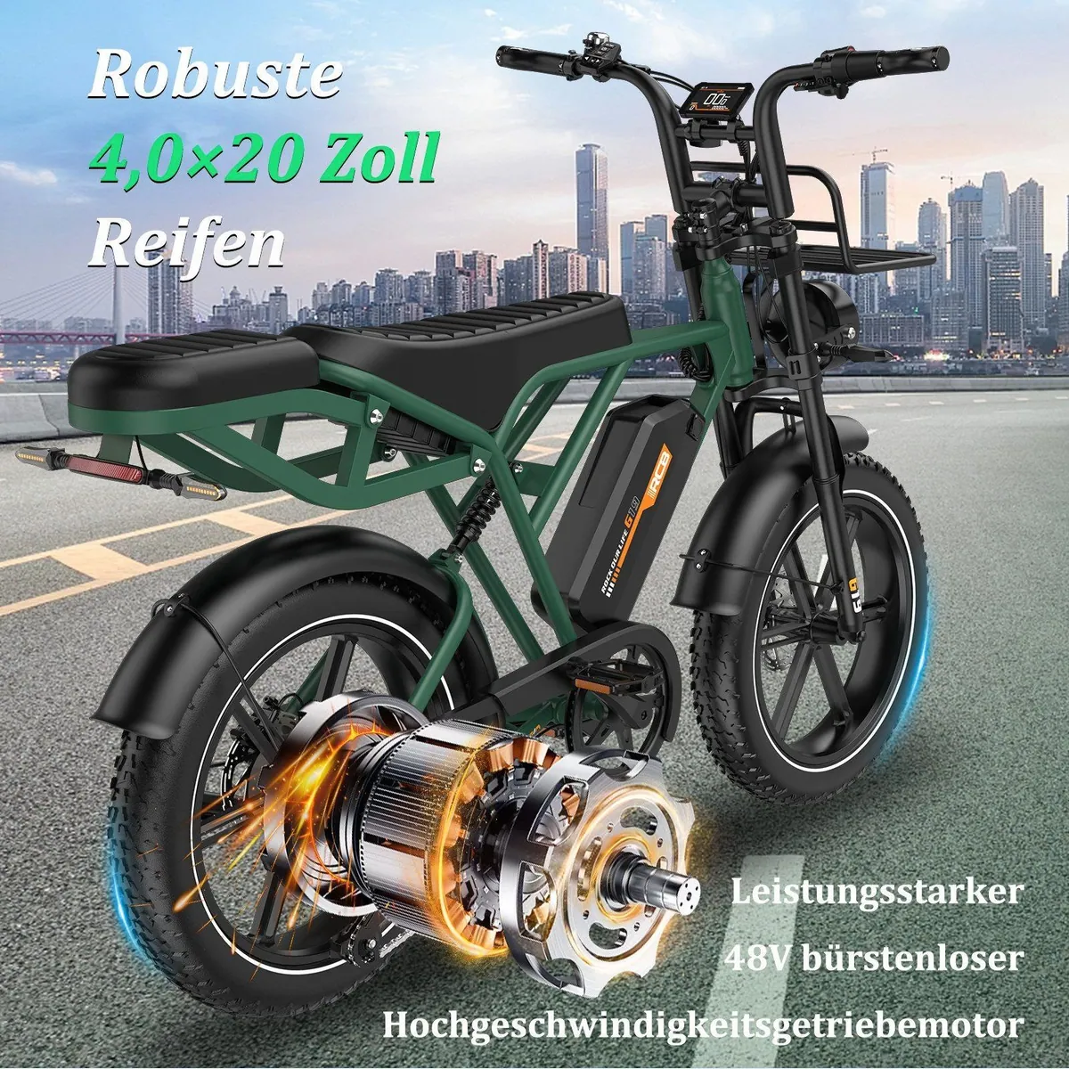 RCB E-Bike Pedelec G19, kraftvoller Antrieb, lange Reichweite, innovative Steuerung 2