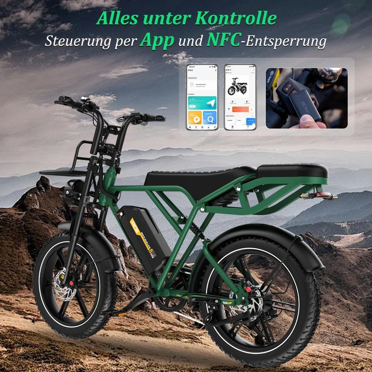 RCB E-Bike Pedelec G19, kraftvoller Antrieb, lange Reichweite, innovative Steuerung 4
