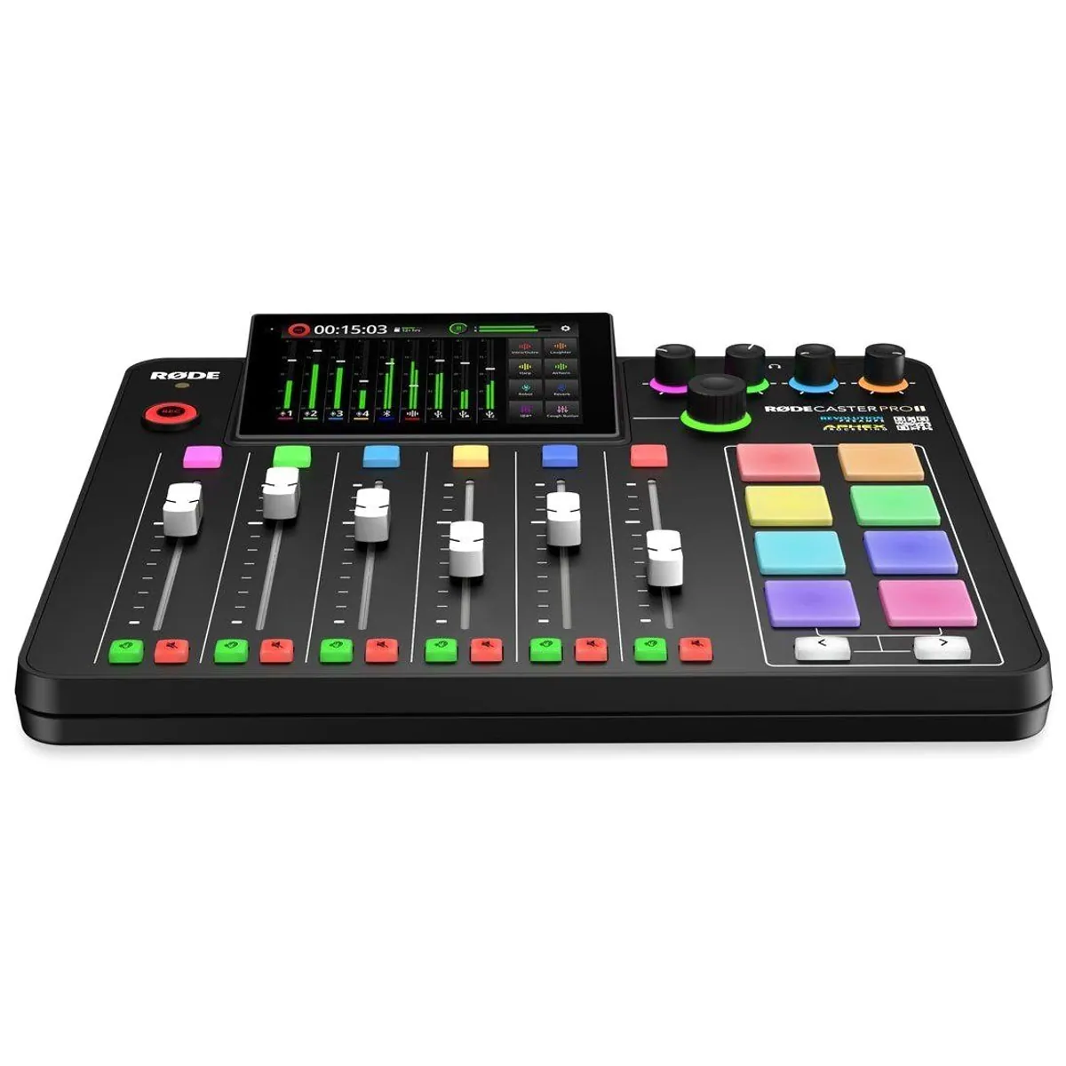 RØDE Rodecaster Pro II Station mit Podmic, intuitive Bedienung, umfassende Effekte, Dual-USB-Audio-Interface 3