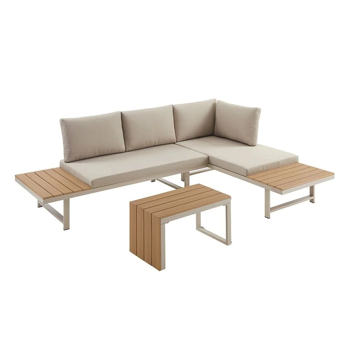 riess-ambiente IBIZA MODULAR LOUNGE, wetterfest, pflegeleicht, modular — 3-teiliges Gartenmöbel-Set 2