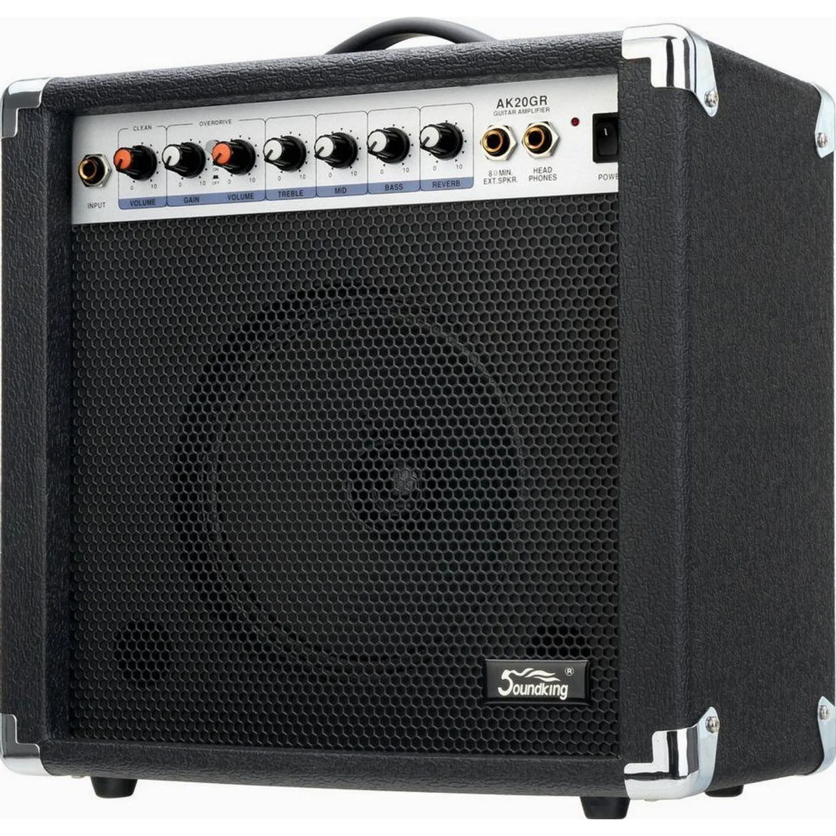 Rocktile Warhead E-Gitarre Set, zwei Humbucker, Combo-Verstärker mit Hall 5