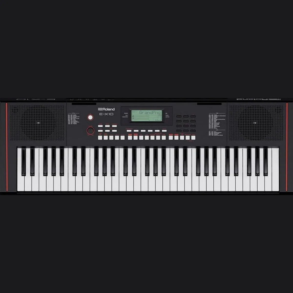 Roland E-X10 Keyboard, 61 Tasten, 601 Klänge, tragbar — ideales Instrument für Musiker
