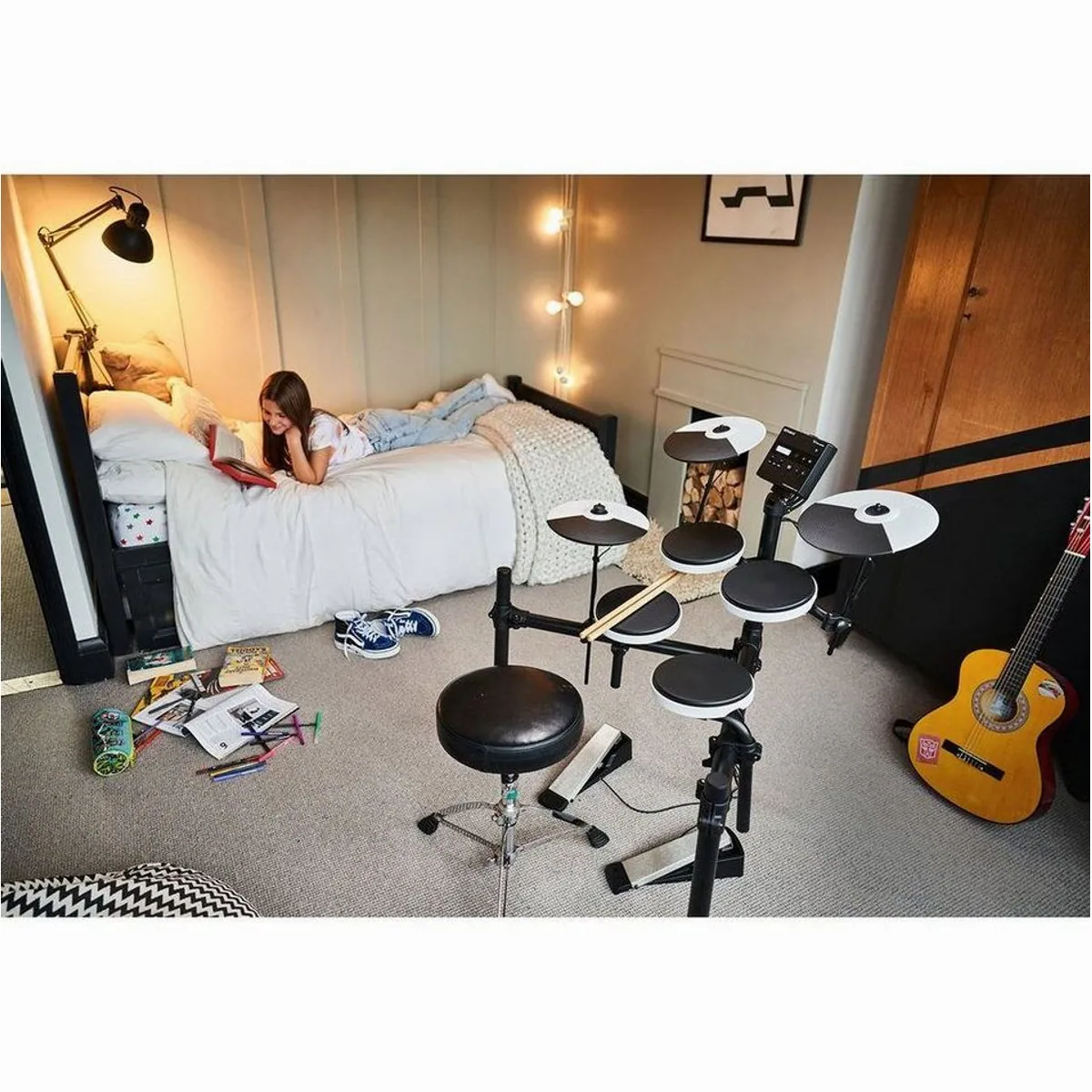 Roland TD-02K E-Drum, vielseitiges Schlagzeug-Set mit Coach-Funktionen 3