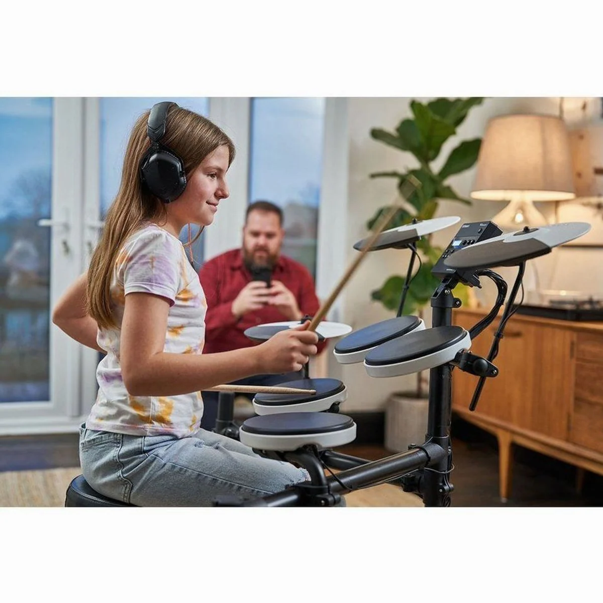 Roland TD-02K E-Drum, vielseitiges Schlagzeug-Set mit Coach-Funktionen 4