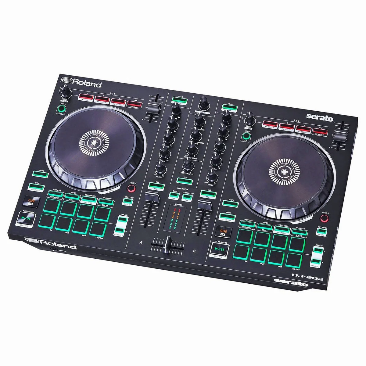 Roland DJ-202 2-Kanal USB-DJ-Controller, hervorragende Klangqualität und vielseitige Steuerung 3