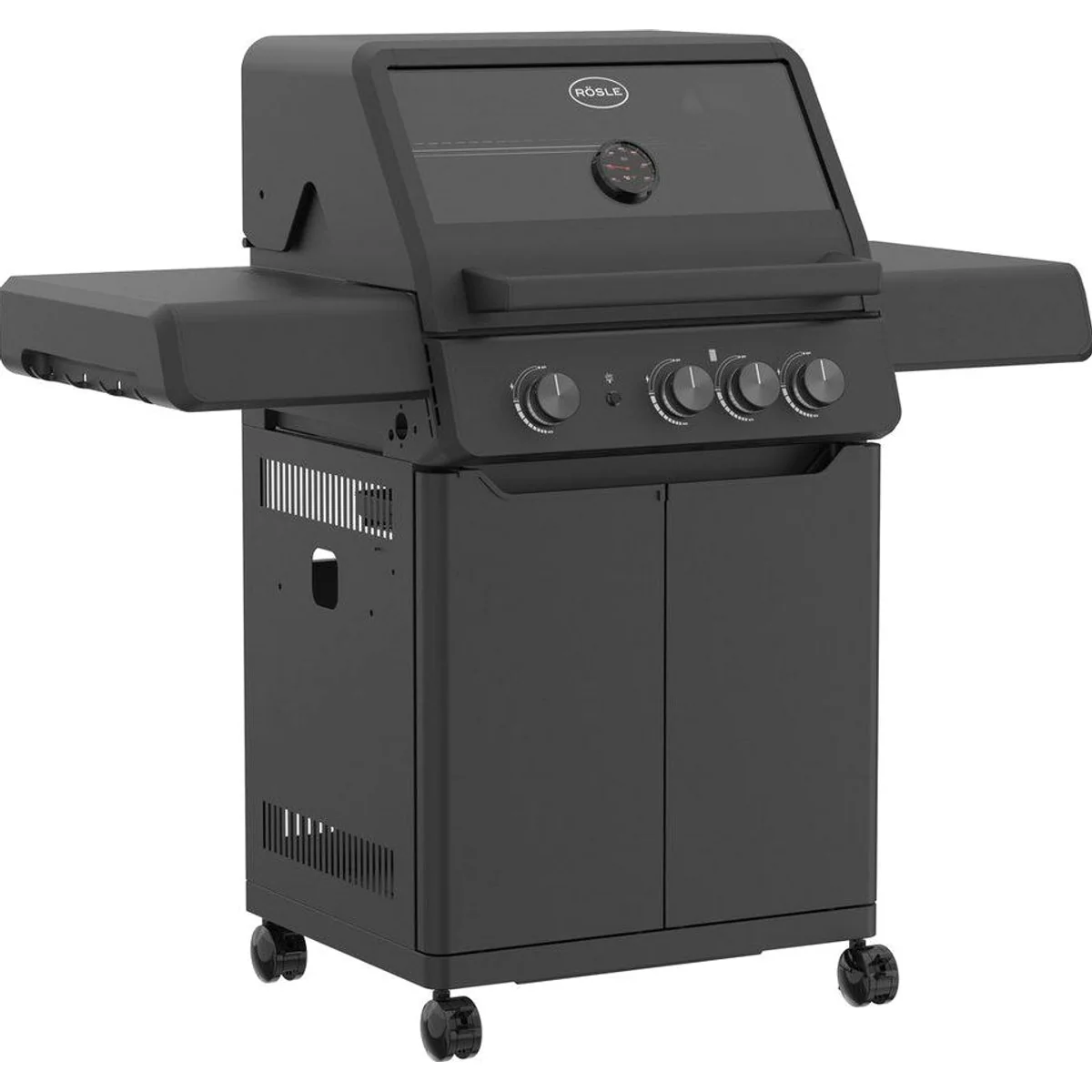 RÖSLE Gasgrill ALLFLAME Peer 3, leistungsstarke HEATSPIRE-Brenner, präzise Temperaturkontrolle