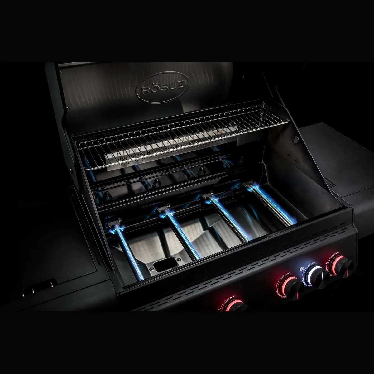 RÖSLE Gasgrill AllFlame Hero 4, 4 HEATSPIRE-Brenner, Primezone für hohe Temperaturen 4