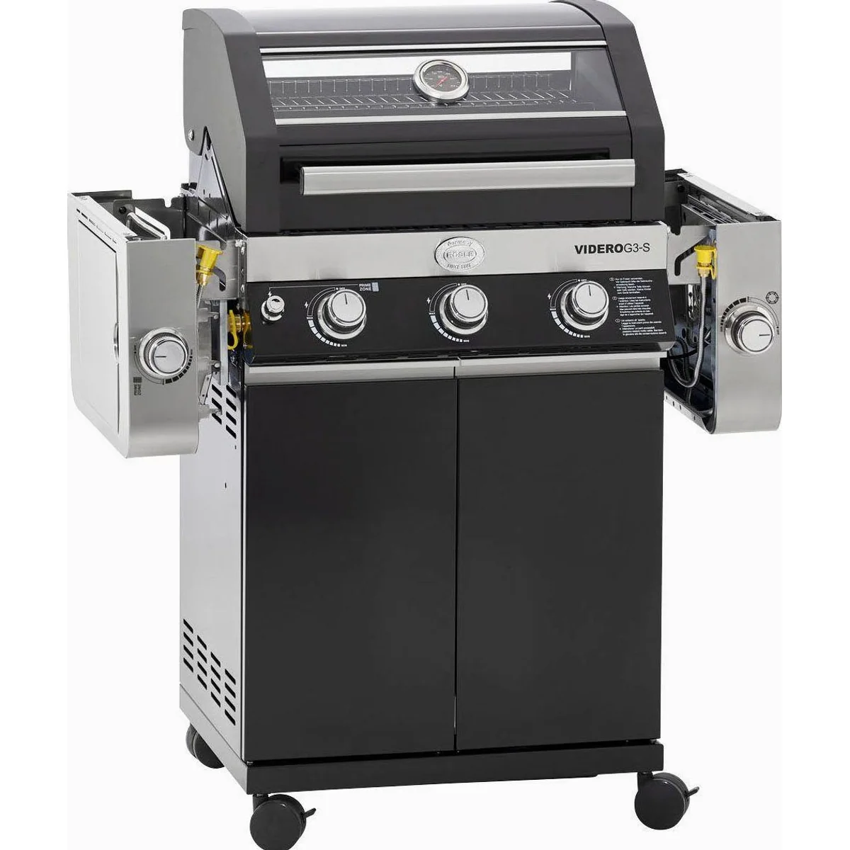 Rösle Videro Gasgrill BBQ-Station, 3 Brenner, Vario+