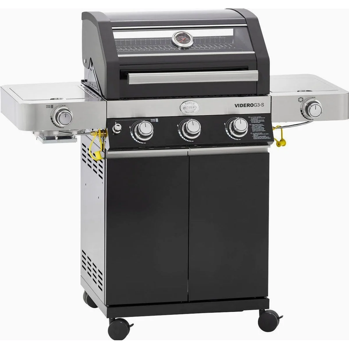 Rösle Videro Gasgrill BBQ-Station, 3 Brenner, Vario+ 2