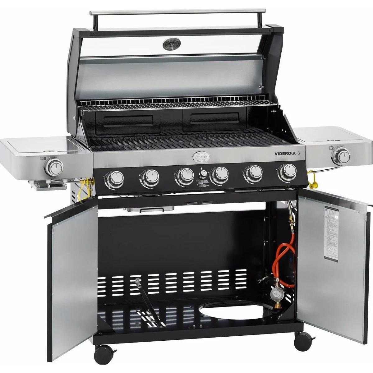 RÖSLE Videro G6-S Gasgrill, 6 Brenner, Primezone, Vario+ System 3