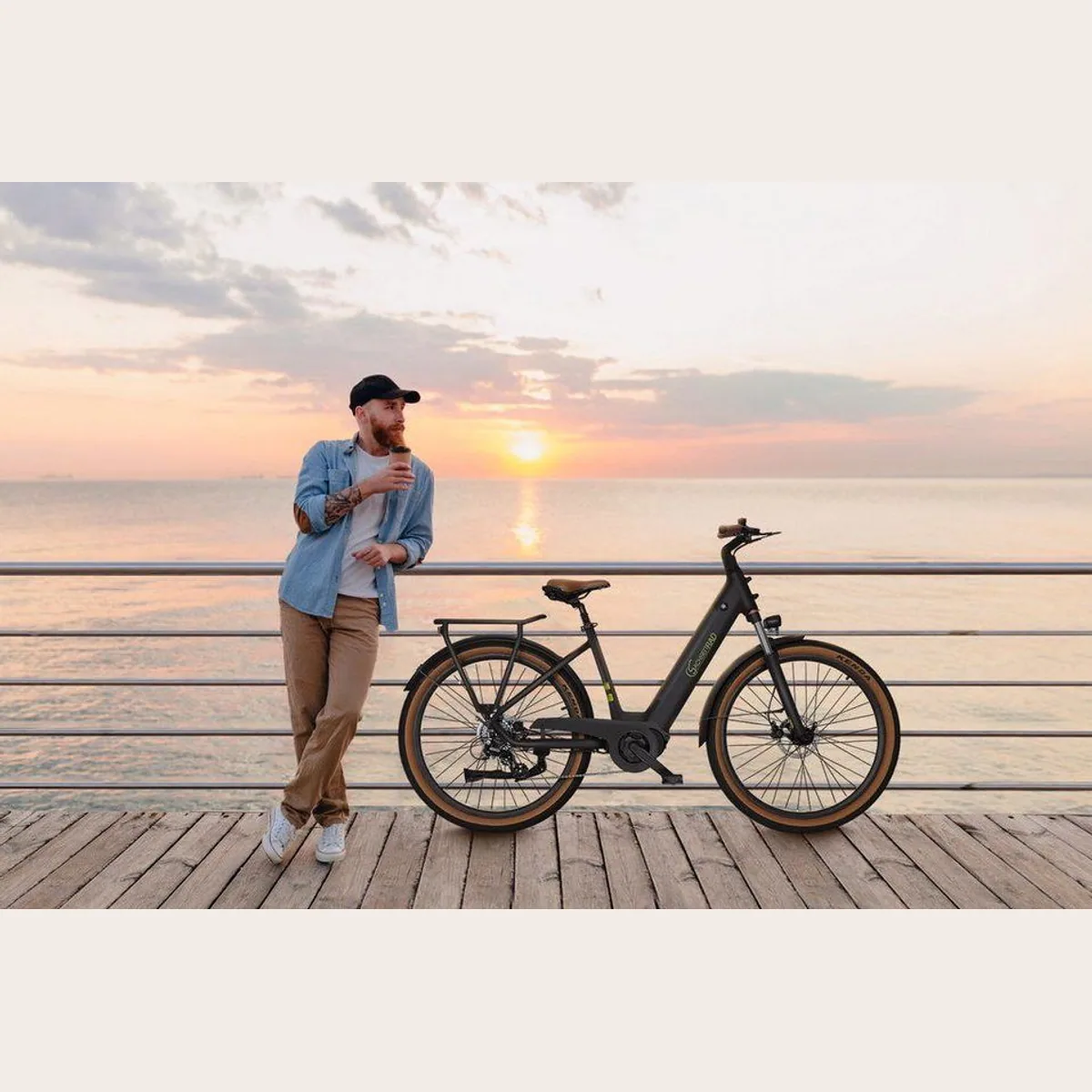 SachsenRAD C5 E-Bike Cityrad, leistungsstarker Mittelmotor, 7 Gang Schaltung, TFT Farb-LCD-Display 3