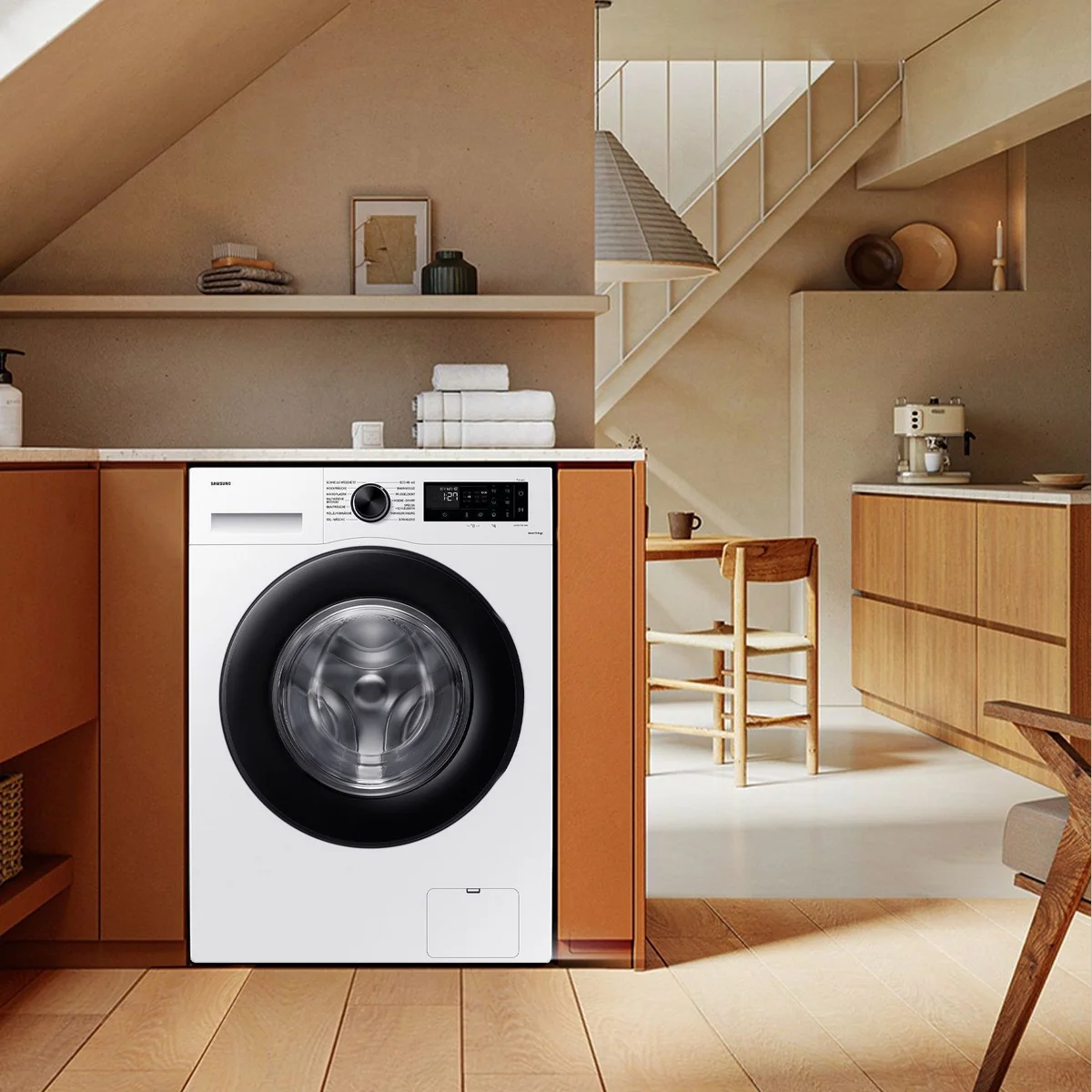Samsung WW8ECGC04AAE Waschmaschine, 8 kg, 1400 U/min, energieeffizient und leise 4