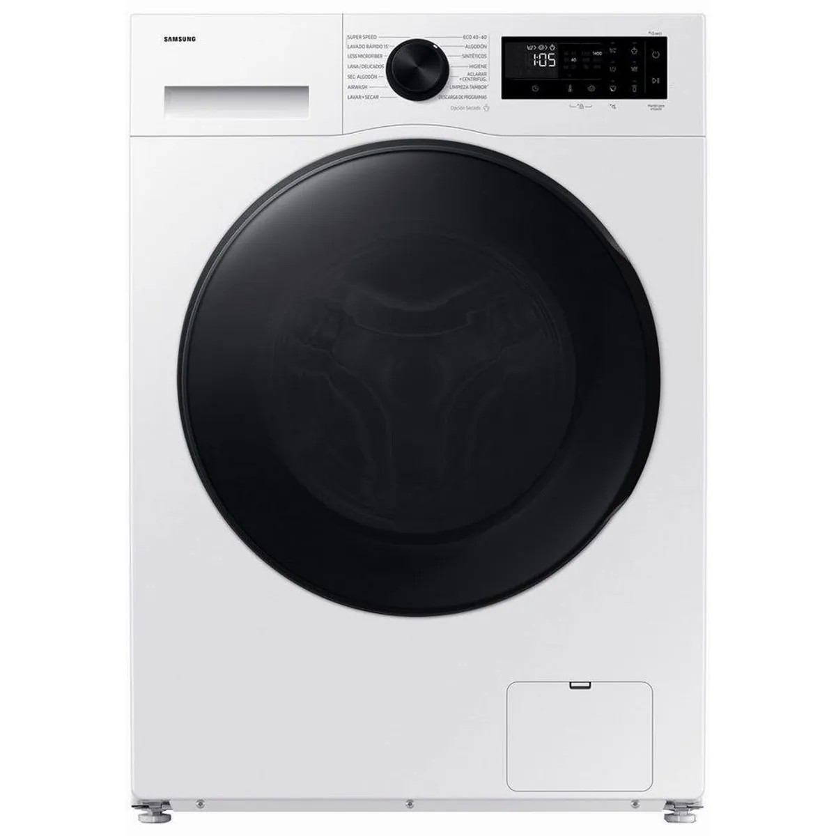 Samsung WD90DG5G34BE Waschtrockner, hygienisch rein, 9 kg Fassungsvermögen, 1400 U/min — innovative Hygiene-Funktion
