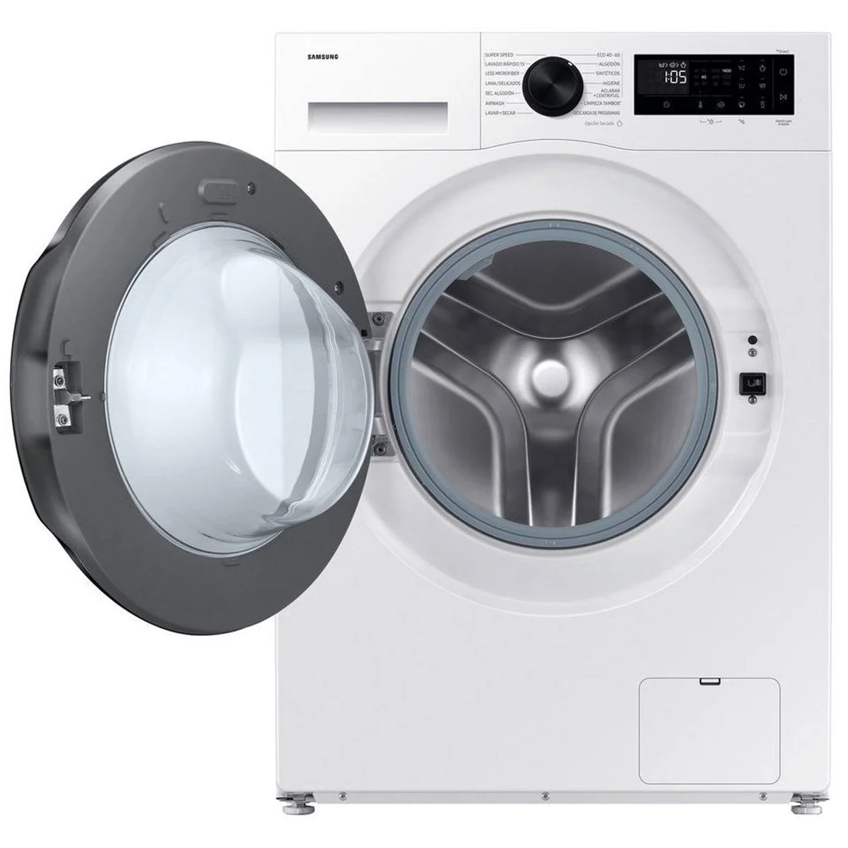 Samsung WD90DG5G34BE Waschtrockner, hygienisch rein, 9 kg Fassungsvermögen, 1400 U/min — innovative Hygiene-Funktion 2