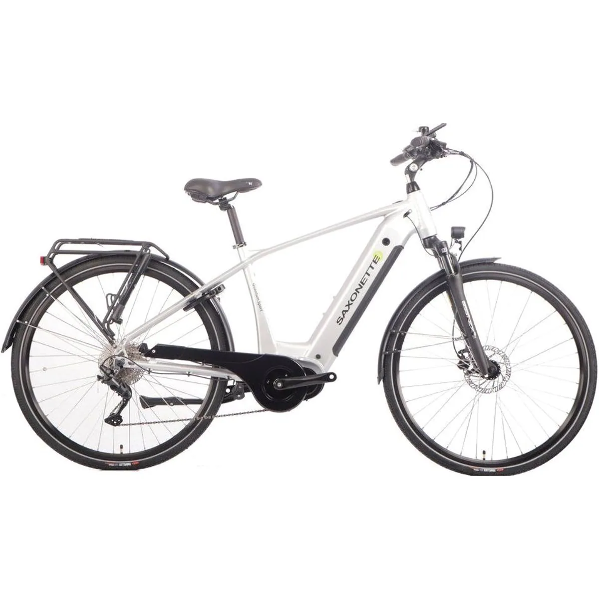 SAXONETTE Quantum Sport E-Bike, 250 W Mittelmotor, 540 Wh Akku, Shimano 8-Gang