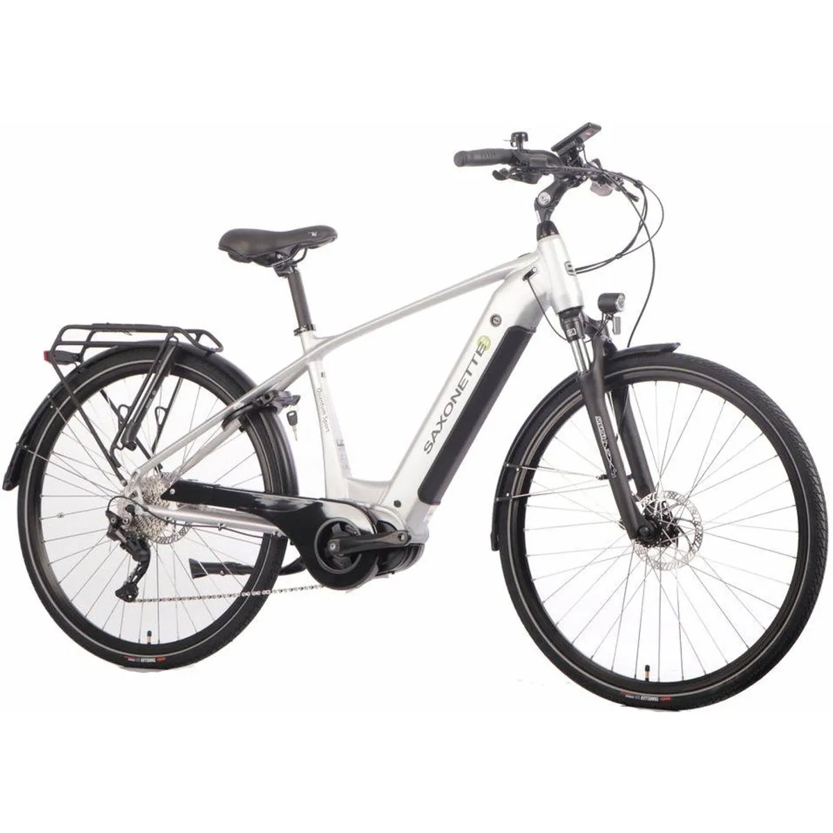 SAXONETTE Quantum Sport E-Bike, 250 W Mittelmotor, 540 Wh Akku, Shimano 8-Gang 2