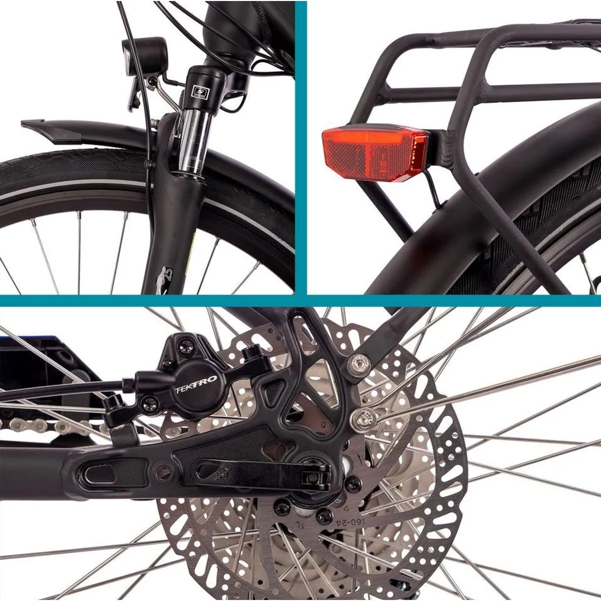 SAXONETTE Premium Sport E-Bike, 10 Gang, Mittelmotor, 522 Wh, hydraulische Bremsen 5