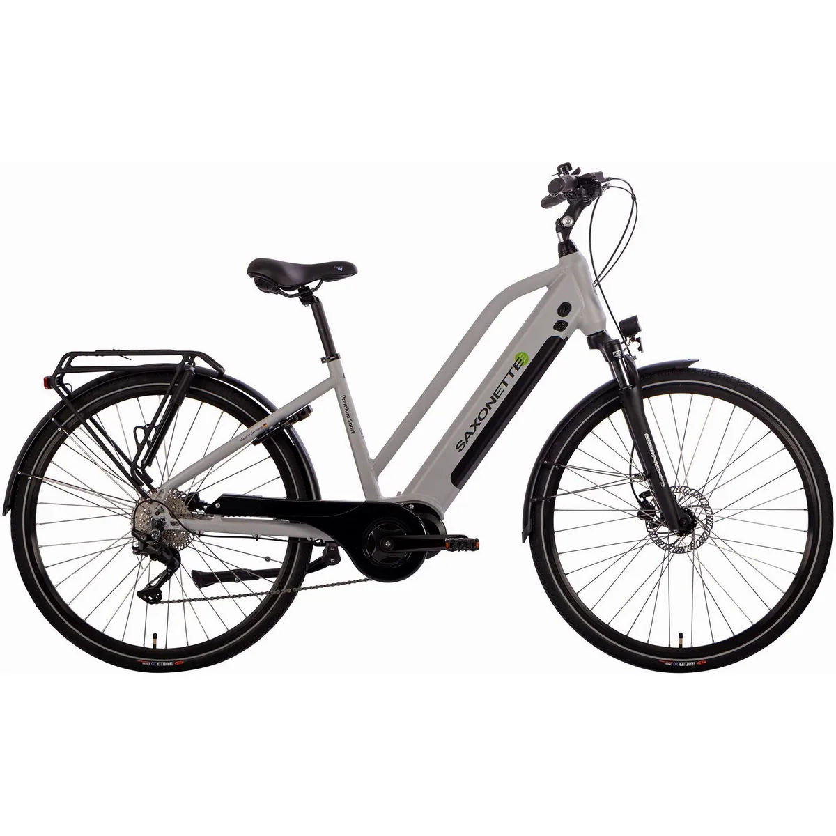 SAXONETTE Premium Sport E-Bike, 10 Gang, Mittelmotor, 522 Wh — Höchste Leistung für ausgedehnte Touren