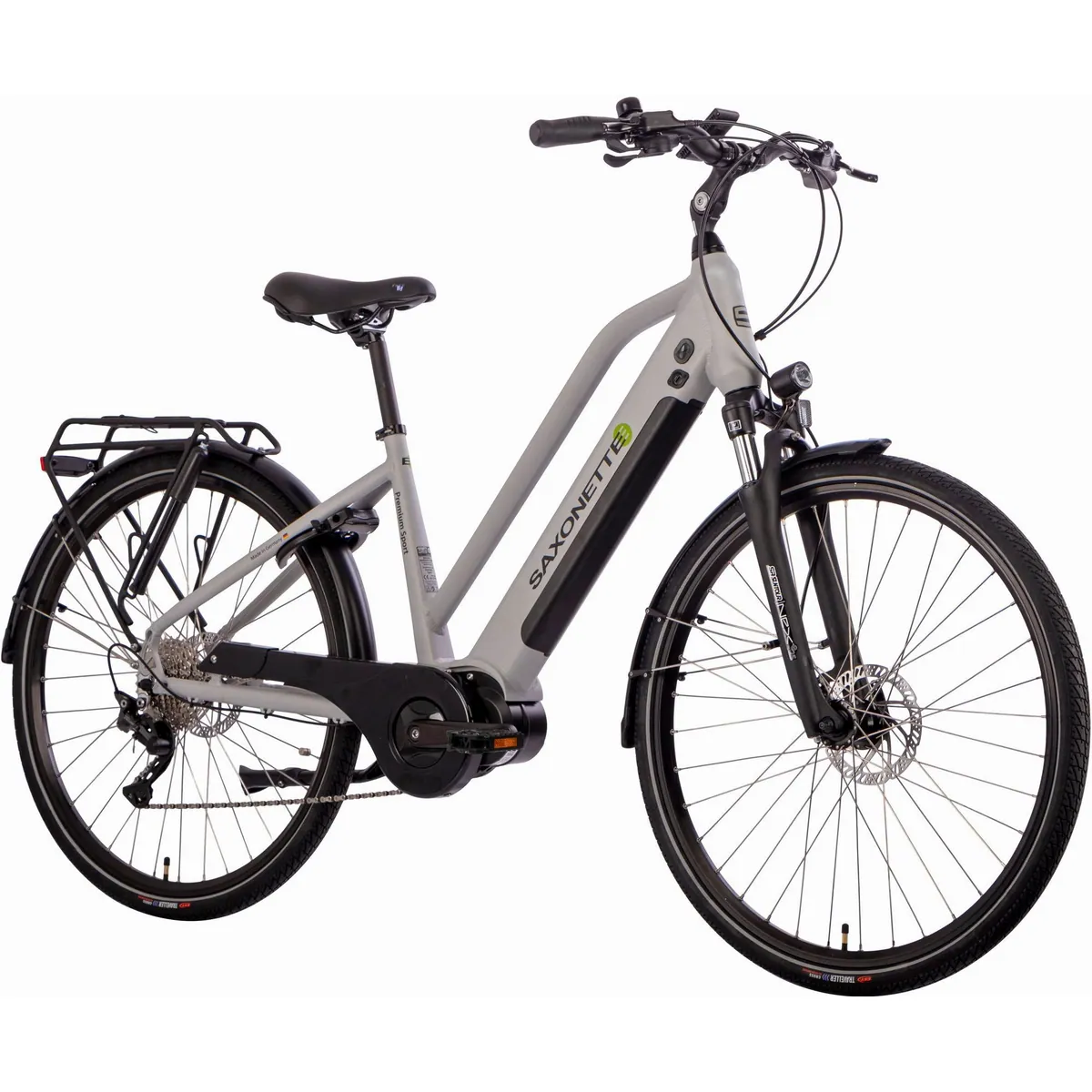 SAXONETTE Premium Sport E-Bike, 10 Gang, Mittelmotor, 522 Wh — Höchste Leistung für ausgedehnte Touren 2