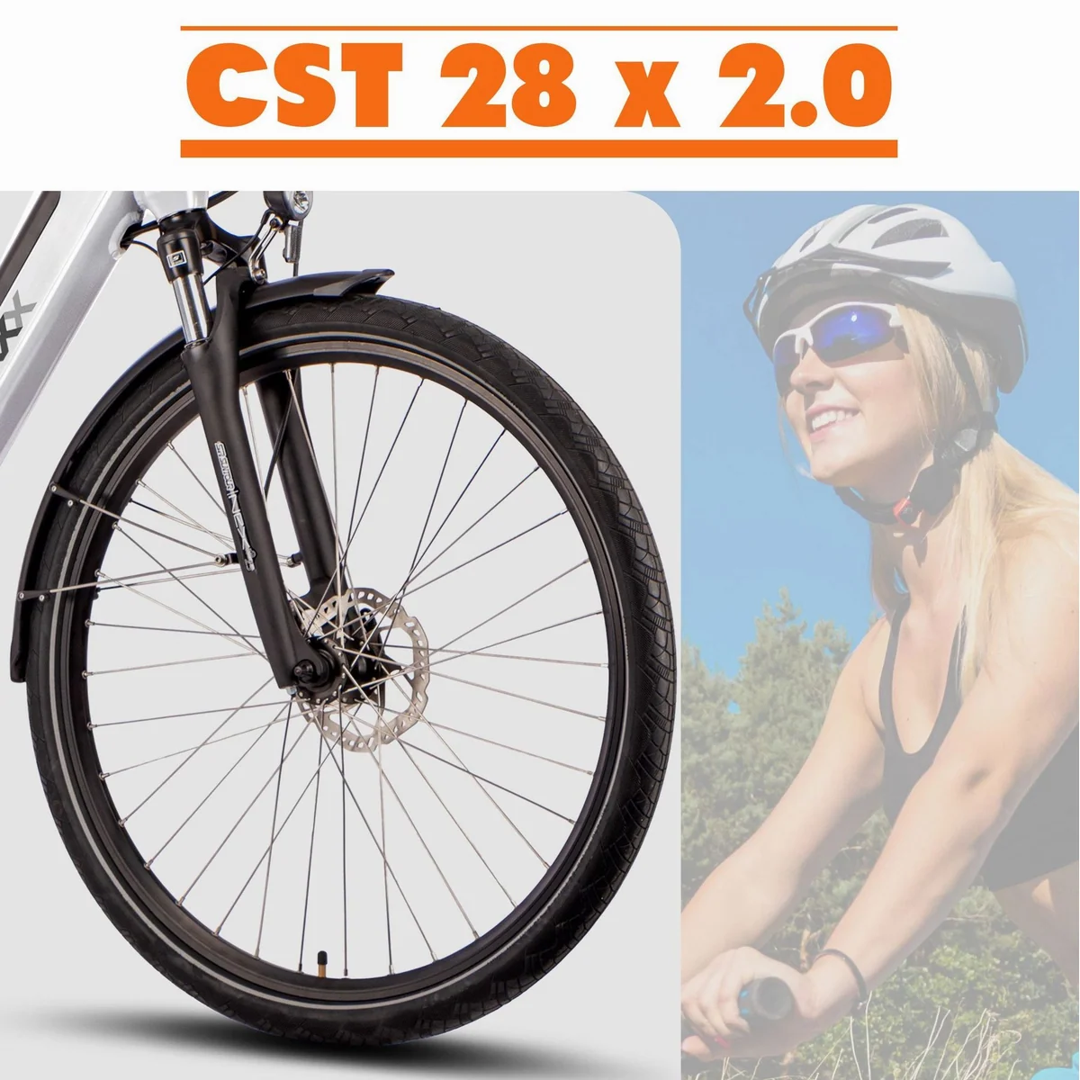 SAXXX E-Bike Deluxe Sport, kraftvoller Mittelmotor, hohe Reichweite — ideal für Stadt und Touren 5
