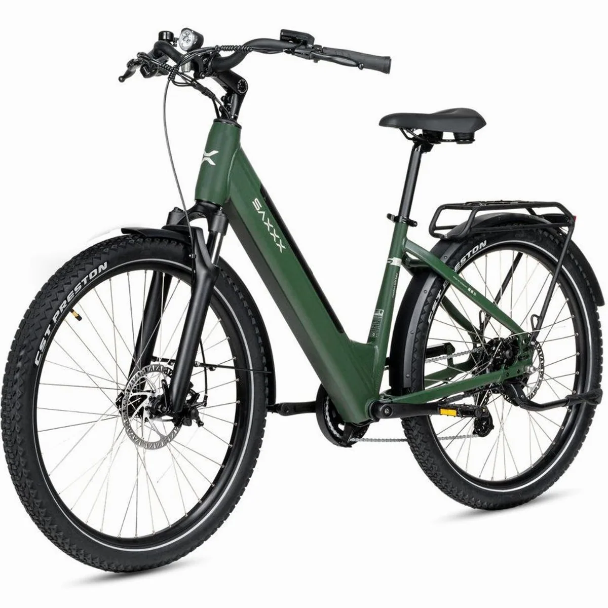 SAXXX SUV E-Bike Cityrad, 250W Heckmotor, 468Wh Akku, 120 km Reichweite
