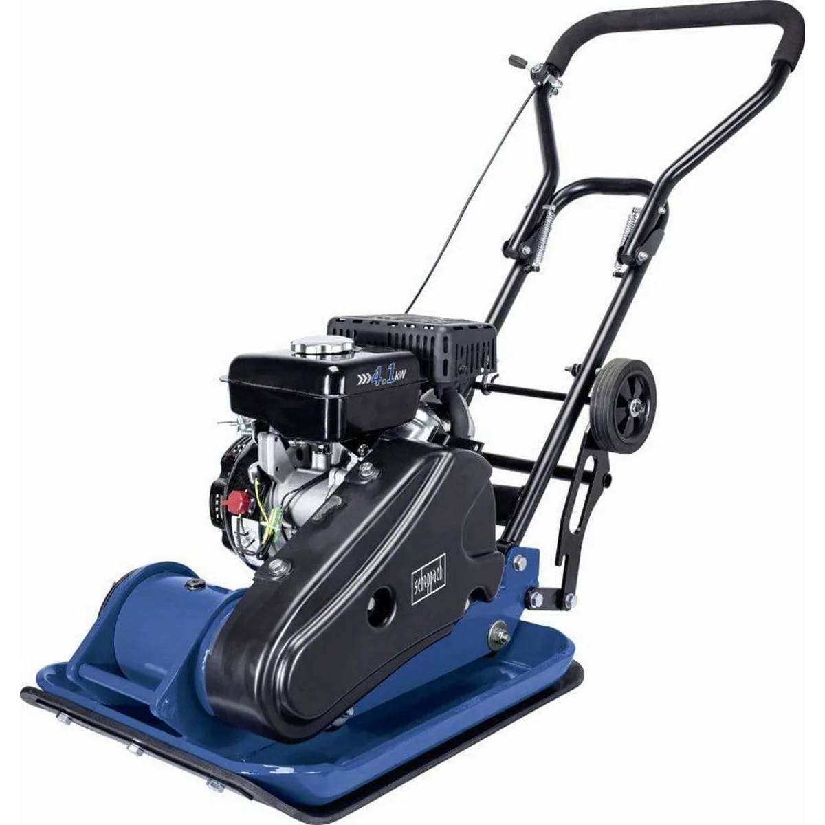 Scheppach HP 1100 S Rüttelplatte, leistungsstarker 4-Takt-Motor, robuste Stahlplatte 4